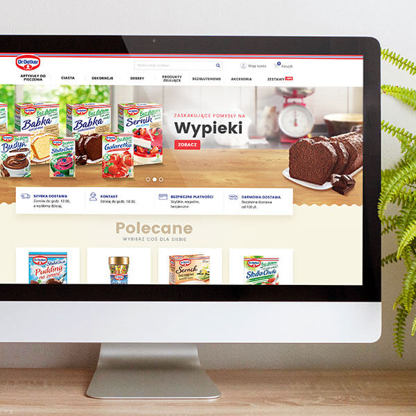 Dr.Oetker - ecommerce, UI/UX