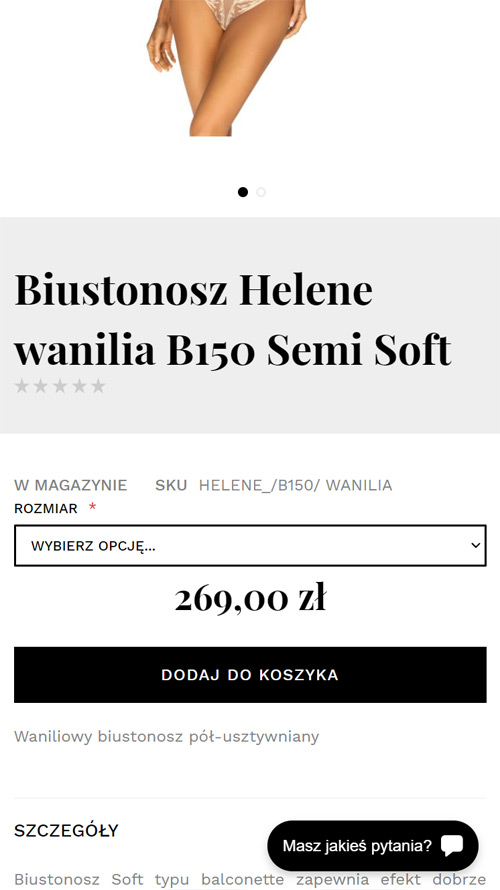 Ewa Bień - Magento online shop mobile