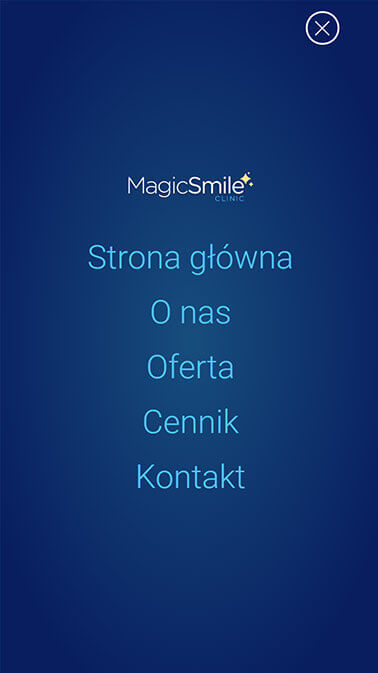 MagicSmile - Web mobile
