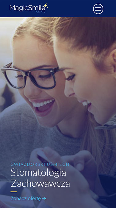 MagicSmile - Web mobile