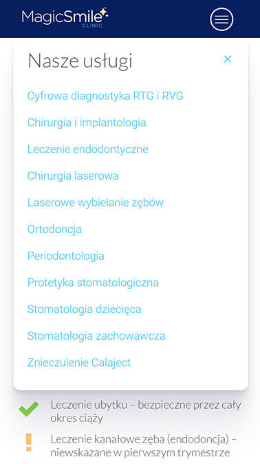 MagicSmile - Web mobile