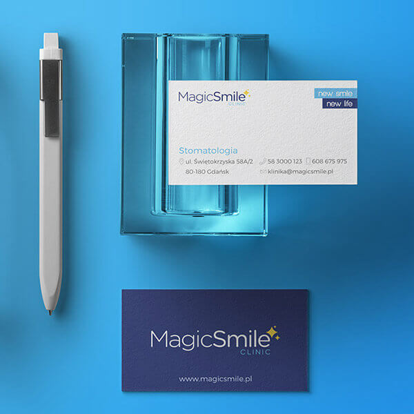 MagicSmile - visual identification, logo, print, web, marketing