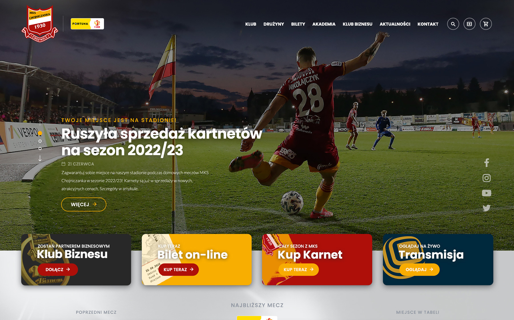 MKS Chojniczanka - Website